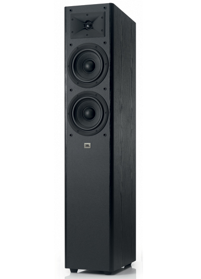 Image---JBL-Arena-180-Black-Angled-without-Grill