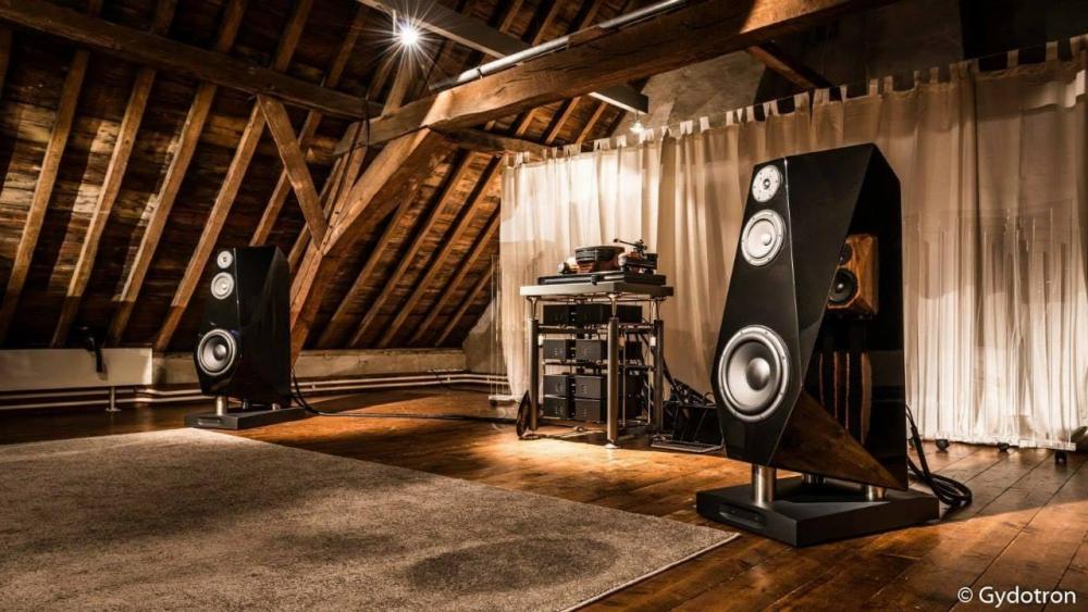 Diapason Dynamis loudspeakers, The Gryphon source and electronics, Purist Audio Design in cabled and Artesania Audio rack..jpg